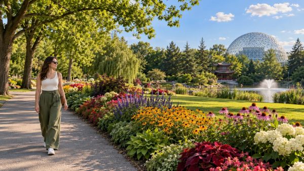 Découvrez le parc Maisonneuve et jardin botanique de Rosemont