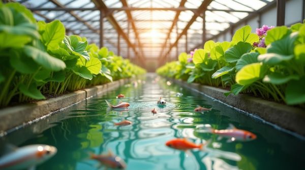 L'aquaponie, une méthode étonnante pour allier poissons et plantes