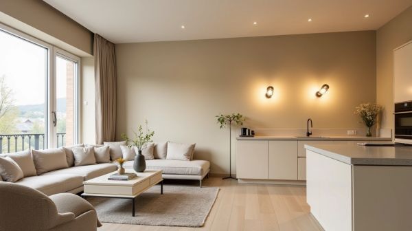 Optimiser l'aménagement d'un salon cuisine de 60m2